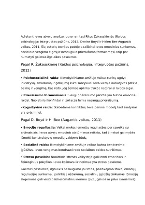 Vaiko pažinimas. Atvejo analizė. Paveikslėlis 2