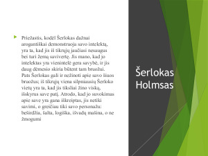 Šerlokas Holmsas. Personažo analizė. Paveikslėlis 3