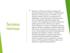 Šerlokas Holmsas. Personažo analizė. Paveikslėlis 4