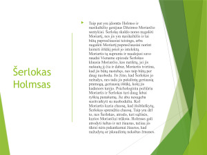 Šerlokas Holmsas. Personažo analizė. Paveikslėlis 6