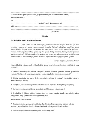 Šatrijos Raganos asmenybė ir kūryba. Užduotys. Paveikslėlis 2