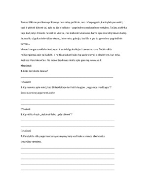 TEKSTO SUVOKIMO UŽDUOTYS 10 klasei (LYGIOSIOS TRUNKA AKIMIRKĄ, NE MANO IŠRADIMAS MINTIS APIE GERUMĄ). Paveikslėlis 5