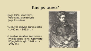 Kazimieras Jogailaitis. Paveikslėlis 2