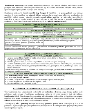 BAUDŽIAMĄJĄ ATSAKOMYBĘ ŠALINANČIOS APLINKYBĖS. Konspektas. Paveikslėlis 8