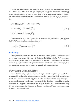 POJŪČIAI IR SUVOKIMAS. SPALVINIO REGĖJIMO TYRIMAS. Paveikslėlis 2