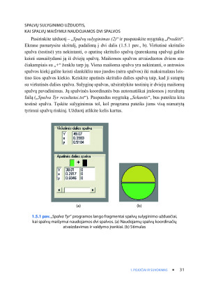 POJŪČIAI IR SUVOKIMAS. SPALVINIO REGĖJIMO TYRIMAS. Paveikslėlis 3