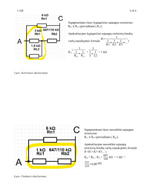 Elektros grandinių elementai. Paveikslėlis 7
