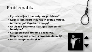 Balta Drobulė. Tematika, problematika. Paveikslėlis 3