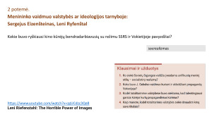 Kultūra ir menininko (ne)laisvė XX a. totalitarinėse santvarkose. Paveikslėlis 3