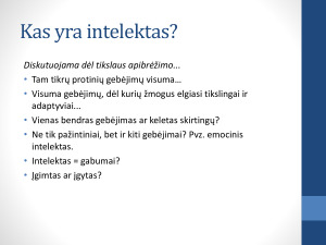 Intelektas. Paveikslėlis 2