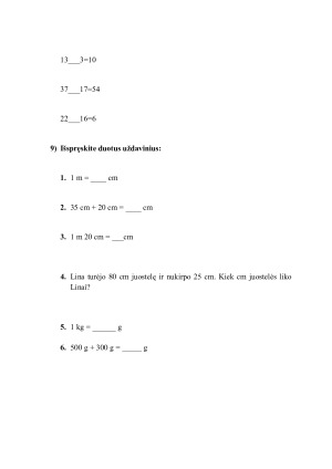 Papildomos užduotys 2 klasei. Paveikslėlis 3