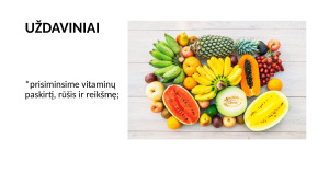 VITAMINAI. Užduotys. Paveikslėlis 2