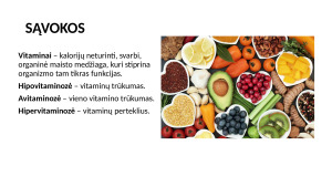 VITAMINAI. Užduotys. Paveikslėlis 3