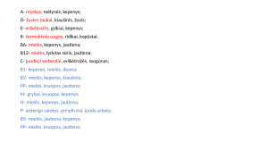 VITAMINAI. Užduotys. Paveikslėlis 7