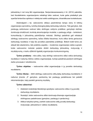 VALDYMO STILIŲ POVEIKIS DARBUOTOJŲ REZULTATAMS ĮMONĖJE „X”. Paveikslėlis 10