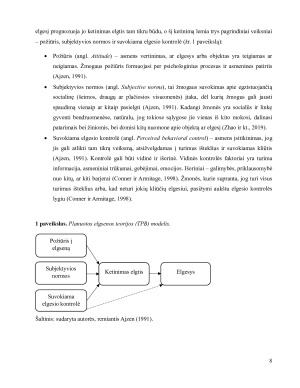 VEIKSNIŲ ĮTAKA VARTOTOJŲ POŽIŪRIUI IR KETINIMUI PIRKTI PREKES EKOLOGIŠKOJE PAKUOTĖJE. Paveikslėlis 8