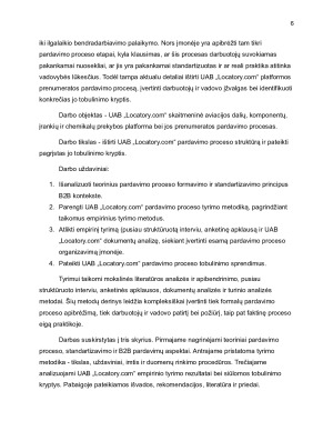 Pardavimo proceso tobulinimas UAB Locatory.com. Paveikslėlis 6