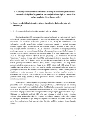 GENERATYVINIO DIRBTINIO INTELEKTO KURIAMŲ SKAITMENINIŲ RINKODAROS KOMUNIKACINIŲ ŽINUČIŲ POVEIKIS VARTOTOJO KETINIMUI PIRKTI NATŪRALIUS MAISTO PAPILDUS. Paveikslėlis 7