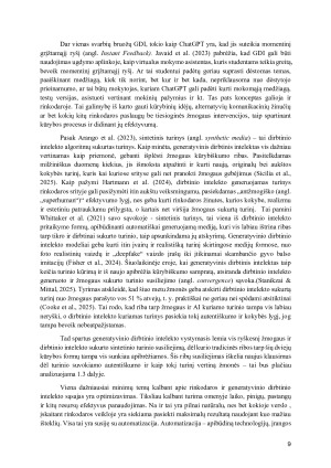 GENERATYVINIO DIRBTINIO INTELEKTO KURIAMŲ SKAITMENINIŲ RINKODAROS KOMUNIKACINIŲ ŽINUČIŲ POVEIKIS VARTOTOJO KETINIMUI PIRKTI NATŪRALIUS MAISTO PAPILDUS. Paveikslėlis 9