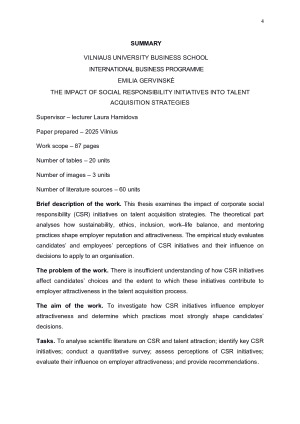 SOCIALINIŲ ATSAKOMYBIŲ INICIATYVŲ ĮTAKA TALENTŲ PRITRAUKIMO STRATEGIJOMS. Paveikslėlis 4