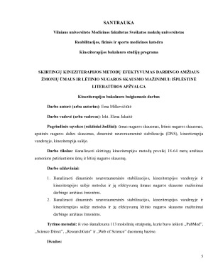 Skirtingų kineziterapijos metodų efektyvumas darbingo amžiaus žmonių ūmaus ir lėtinio nugaros skausmo mažinimui - išplėstinė literatūros apžvalga. Paveikslėlis 5