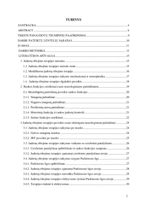 Judesių ribojimo terapijos poveikis patyrusių neurologinį pažeidimą rankos funkcijai - išplėstinė literatūros apžvalga. Paveikslėlis 3