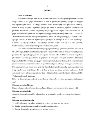 DARSONVALIO PROCEDŪRŲ IR KOSMETIKOS SU ARBATMEDŽIU POVEIKIS SPUOGAIS PAVEIKTAI NUGAROS ODAI. Paveikslėlis 5