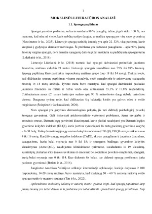 DARSONVALIO PROCEDŪRŲ IR KOSMETIKOS SU ARBATMEDŽIU POVEIKIS SPUOGAIS PAVEIKTAI NUGAROS ODAI. Paveikslėlis 7