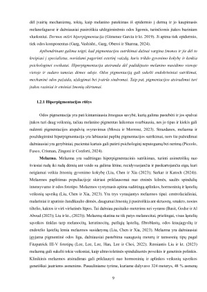 KOSMETINIŲ PRIEMONIŲ SU TRANEKSAMO RŪGŠTIMI POVEIKIS PIGMENTACIJOS PAVEIKTAI VEIDO ODAI. Paveikslėlis 9