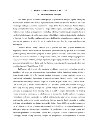 PRIEMONIŲ KOMPLEKSO SU MIGDOLINE RŪGŠTIMI IR VEIKLIĄJĄ MEDŽIAGA DMAE POVEIKIS FOTOSENĖJIMO PAVEIKTAI VEIDO ODAI. Paveikslėlis 7