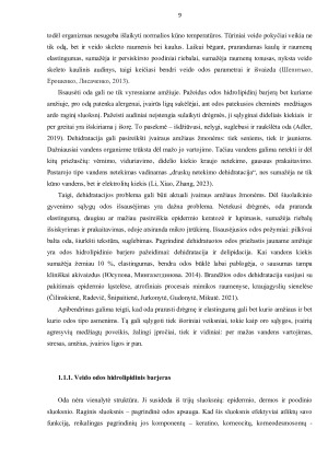 GINTARO RŪGŠTIES POVEIKIS DEHIDRATUOTAI, ELASTINGUMĄ PRARADUSIAI VEIDO ODAI. Paveikslėlis 10