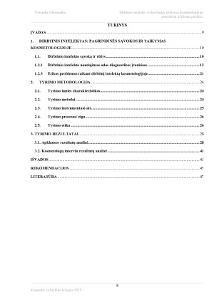 DIRBTINIO INTELEKTO TECHNOLOGIJŲ TAIKYMAS KOSMETOLOGIJOJE - SPECIALISTŲ IR KLIENTŲ POŽIŪRIS. Paveikslėlis 8
