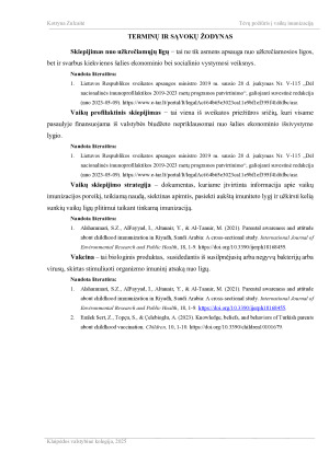 TĖVŲ POŽIŪRIS Į VAIKŲ IMUNIZACIJĄ. Paveikslėlis 6