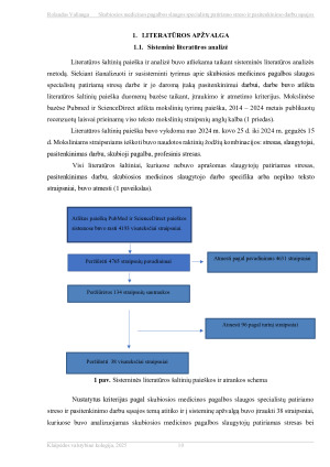 SKUBIOSIOS MEDICINOS PAGALBOS SLAUGOS SPECIALISTŲ PATIRIAMO STRESO IR PASITENKINIMO DARBU SĄSAJOS. Paveikslėlis 10