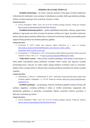 SOCIALINIŲ DARBUOTOJŲ PATIRTYS, TEIKIANT PASLAUGAS VAIKŲ DIENOS CENTRE. Paveikslėlis 5