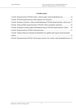 KETVERIŲ – PENKERIŲ METŲ VAIKŲ BENDRADARBIAVIMO UGDYMAS EKSPERIMENTINĖSE STEAM VEIKLOSE. Paveikslėlis 3