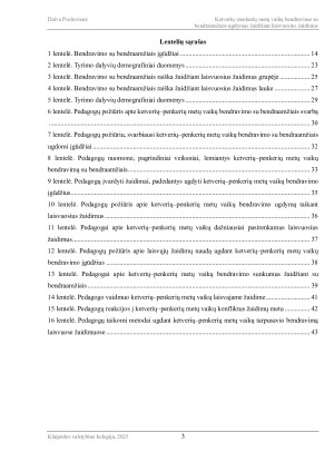 KETVERIŲ–PENKERIŲ METŲ VAIKŲ BENDRAVIMO SU BENDRAAMŽIAIS UGDYMAS ŽAIDŽIANT LAISVUOSIUS ŽAIDIMUS. Paveikslėlis 3