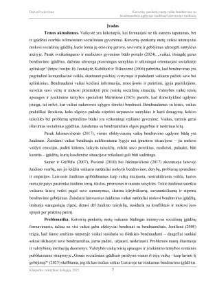 KETVERIŲ–PENKERIŲ METŲ VAIKŲ BENDRAVIMO SU BENDRAAMŽIAIS UGDYMAS ŽAIDŽIANT LAISVUOSIUS ŽAIDIMUS. Paveikslėlis 7