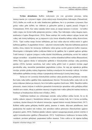 ŠEŠERIŲ METŲ VAIKŲ KALBINĖS RAIŠKOS UGDYMAS ŽAIDŽIANT VAIDYBINIUS ŽAIDIMUS. Paveikslėlis 8