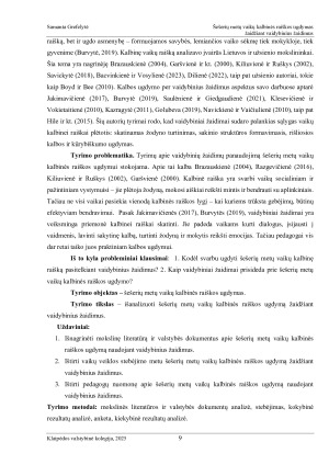 ŠEŠERIŲ METŲ VAIKŲ KALBINĖS RAIŠKOS UGDYMAS ŽAIDŽIANT VAIDYBINIUS ŽAIDIMUS. Paveikslėlis 9