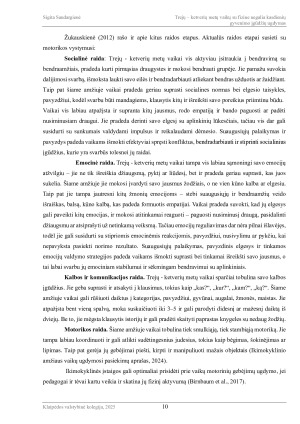 TREJŲ - KETVERIŲ METŲ VAIKŲ SU FIZINE NEGALIA KASDIENIŲ GYVENIMO ĮGŪDŽIŲ UGDYMAS. Paveikslėlis 10