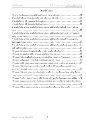 TREJŲ - KETVERIŲ METŲ VAIKŲ SU FIZINE NEGALIA KASDIENIŲ GYVENIMO ĮGŪDŽIŲ UGDYMAS. Paveikslėlis 3