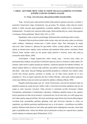 TREJŲ - KETVERIŲ METŲ VAIKŲ SU FIZINE NEGALIA KASDIENIŲ GYVENIMO ĮGŪDŽIŲ UGDYMAS. Paveikslėlis 9