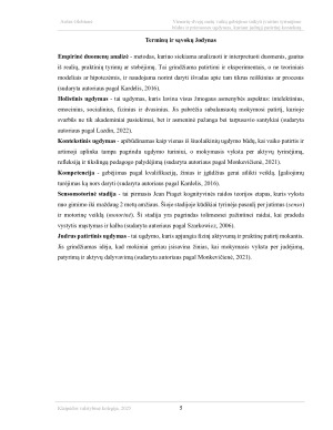VIENERIŲ - DVEJŲ METŲ VAIKŲ GEBĖJIMO TAIKYTI ĮVAIRIUS TYRINĖJIMO BŪDUS IR PRIEMONĖS UGDYMAS, KURIANT JUDRŲJĮ PATIRTINĮ KONTEKSTĄ. Paveikslėlis 5