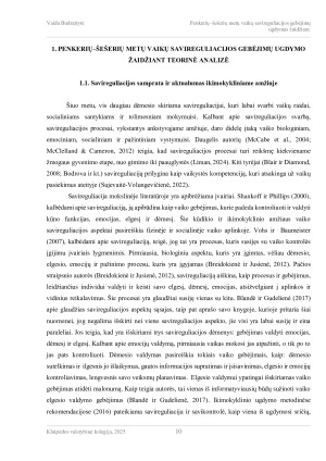 PENKERIŲ–ŠEŠERIŲ METŲ VAIKŲ SAVIREGULIACIJOS GEBĖJIMŲ UGDYMAS ŽAIDŽIANT. Paveikslėlis 10
