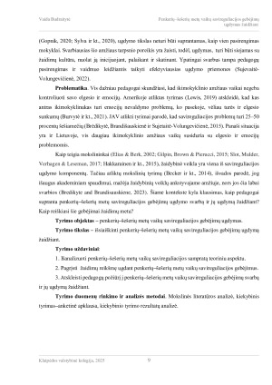 PENKERIŲ–ŠEŠERIŲ METŲ VAIKŲ SAVIREGULIACIJOS GEBĖJIMŲ UGDYMAS ŽAIDŽIANT. Paveikslėlis 9