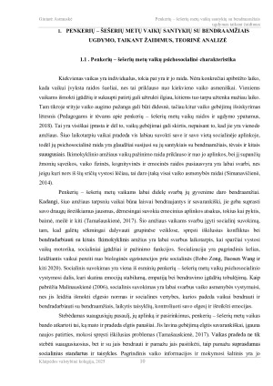 PENKERIŲ – ŠEŠERIŲ METŲ VAIKŲ SANTYKIŲ SU BENDRAAMŽIAIS UGDYMAS TAIKANT ŽAIDIMUS. Paveikslėlis 10