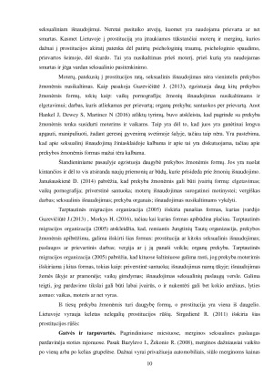 MOTERŲ, TAPUSIŲ PREKYBOS ŽMONĖMIS AUKOMIS, PATIRTYS. Paveikslėlis 10