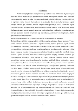 ASMENŲ, TURINČIŲ PSICHIKOS NEGALIĄ UŽIMTUMAS, DIENOS CENTRUOSE. Paveikslėlis 2