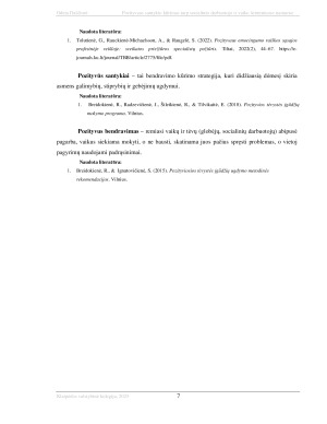 POZITYVAUS SANTYKIO KŪRIMAS TARP SOCIALINIO DARBUOTOJO IR VAIKO ŠEIMINIUOSE NAMUOSE. Paveikslėlis 7